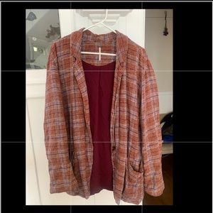 Free People | Simply Plaid Blazer